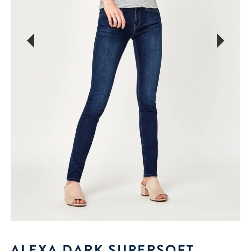 Mavi soft stretch denim, size 29/32, dark indigo